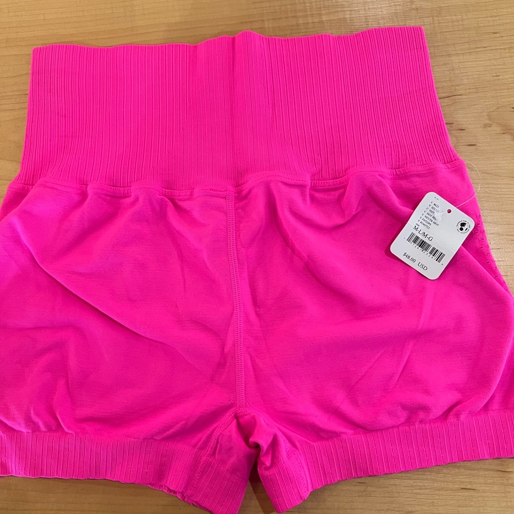NWT Good Karma FP Movement Running Shorts Hot Pink